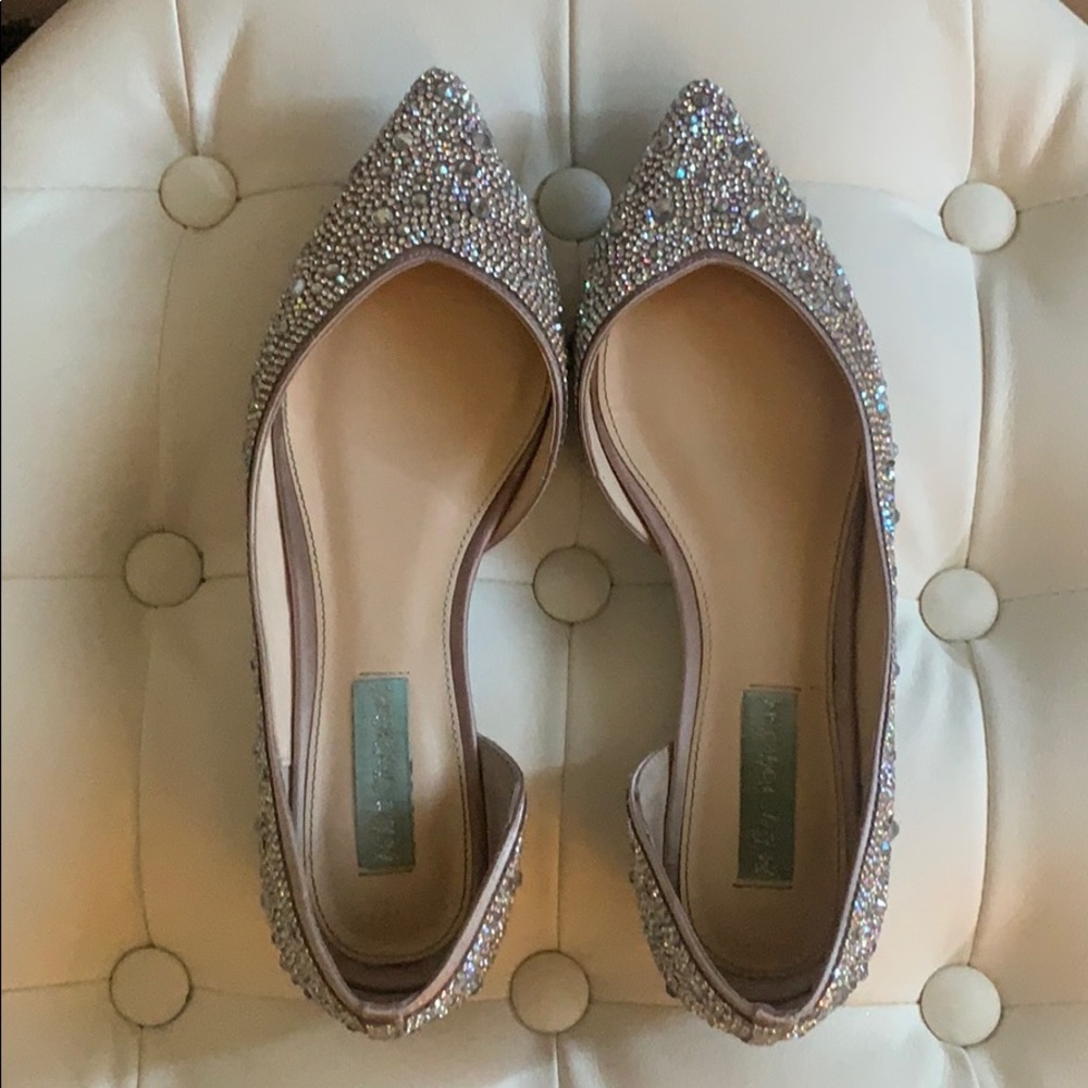 Blue by Betsy Johnson. Jude Flats
